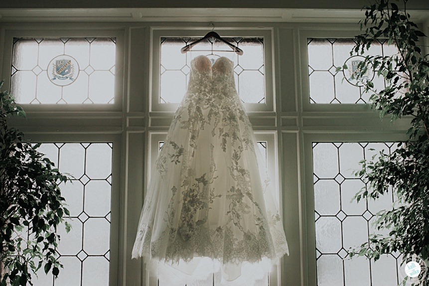 lace pronovias wedding dress at the Whist club in wilmington delaware